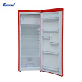 Smad 80L Portable Small Size Classic Double Door Retro Refrigerator